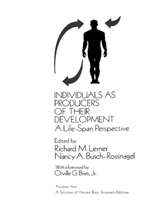 cover image of Individuals as Producers of Their Development